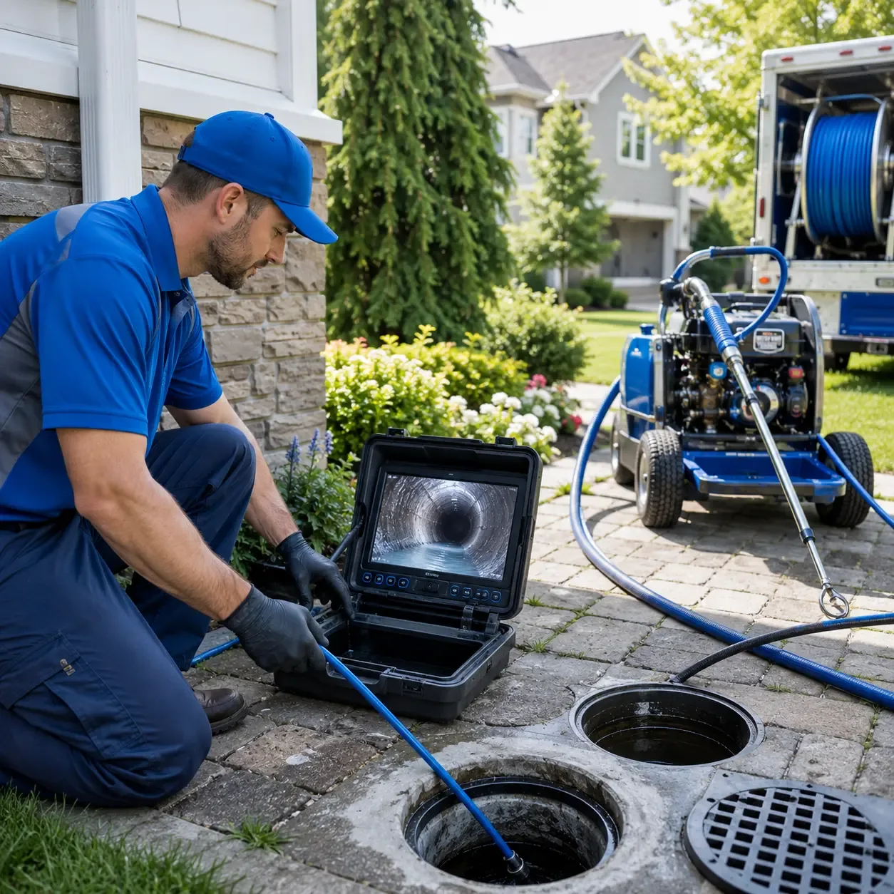 Outdoor drain cleaning professionals serving Progreso, TX